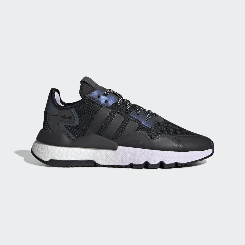 Originals Adidas Nite Jogger Barbati Romania - Negrii/Violet/Albi EF5421